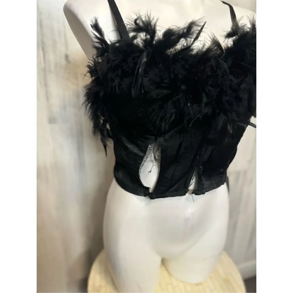 Black crop top